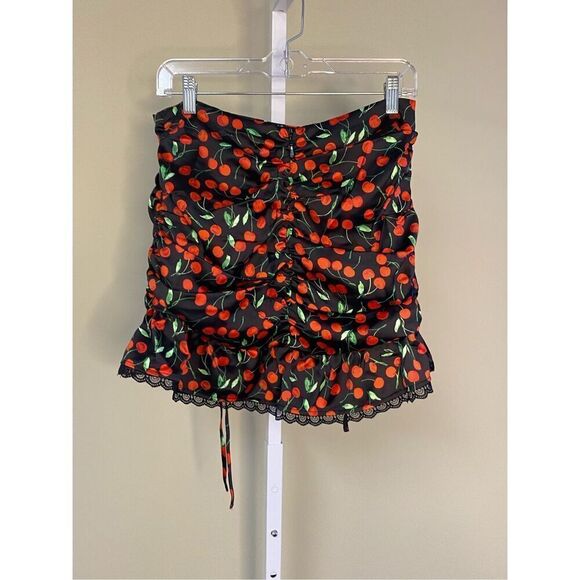 Majorelle NWT Kym Crop and Kym Mini Skirt Set in Black Cherry Size M - Picture 12 of 16